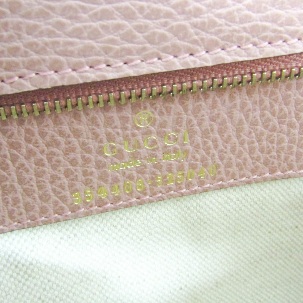 GUCCI Authentic Pink Leather Tote Bag - Picture 11 of 12